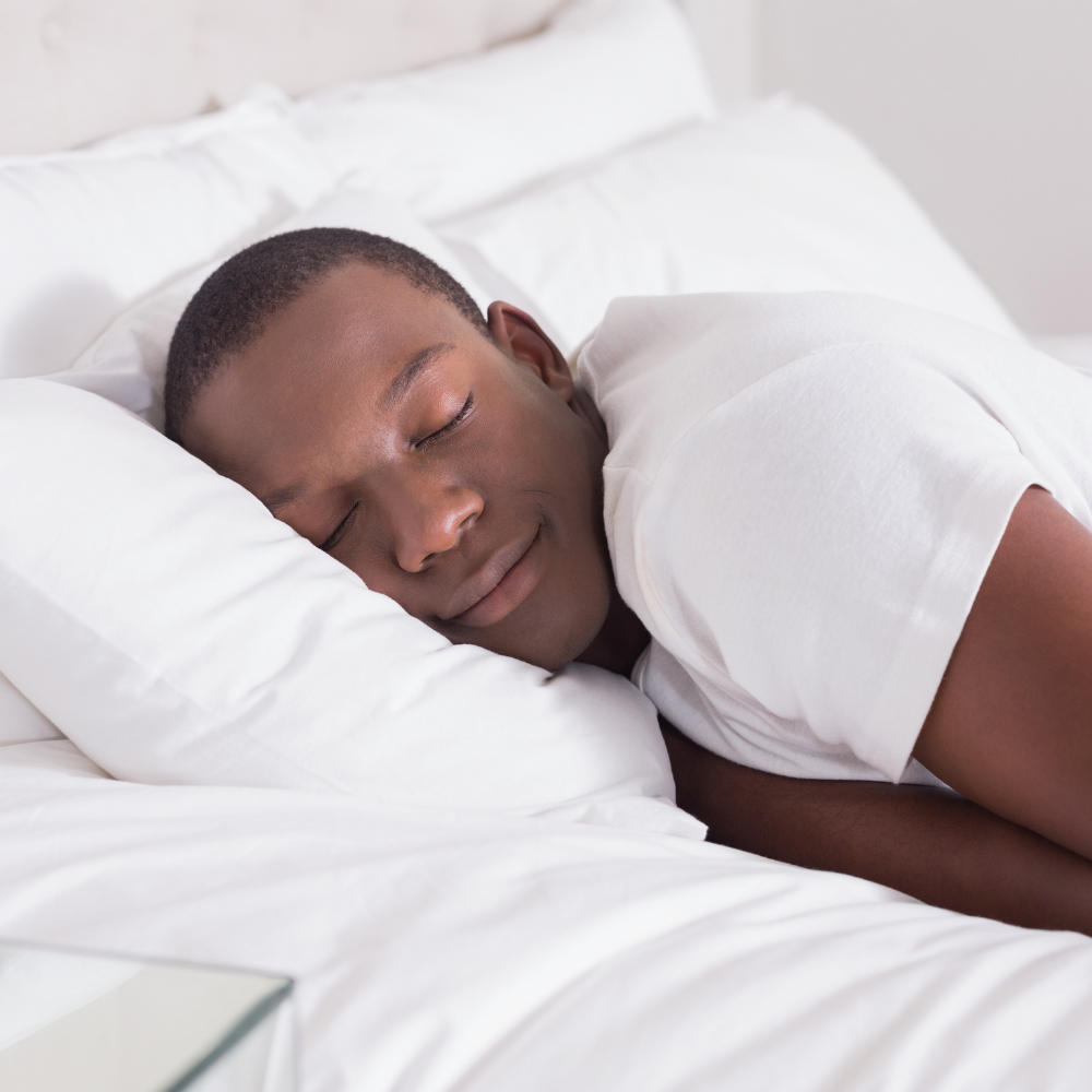 Man sleeping peacefully